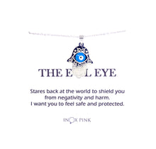 Load image into Gallery viewer, Hamsa Hand Evil Eye Necklace Pendant