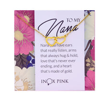 Load image into Gallery viewer, Nana Pendant Necklace on Floral Card Gift for Grandma
