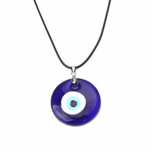 Load image into Gallery viewer, Blue Evil Eye Necklace