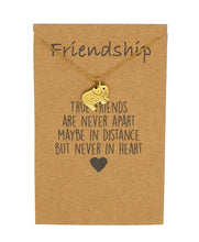 Load image into Gallery viewer, Elephant Pendant Necklace Friendship Wish Card
