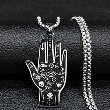 Load image into Gallery viewer, Hamsa Hand Pendant Necklace