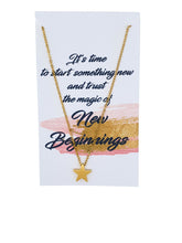Load image into Gallery viewer, Star Necklace Pendant New Beginnings