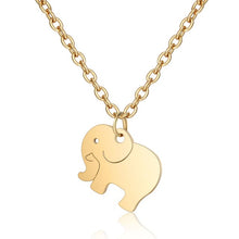 Load image into Gallery viewer, Elephant Pendant Necklace Friendship Wish Card
