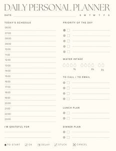 Simple Daily Planner