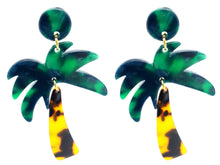 Load image into Gallery viewer, Palm Tree Earrings Acrylic Earrings
